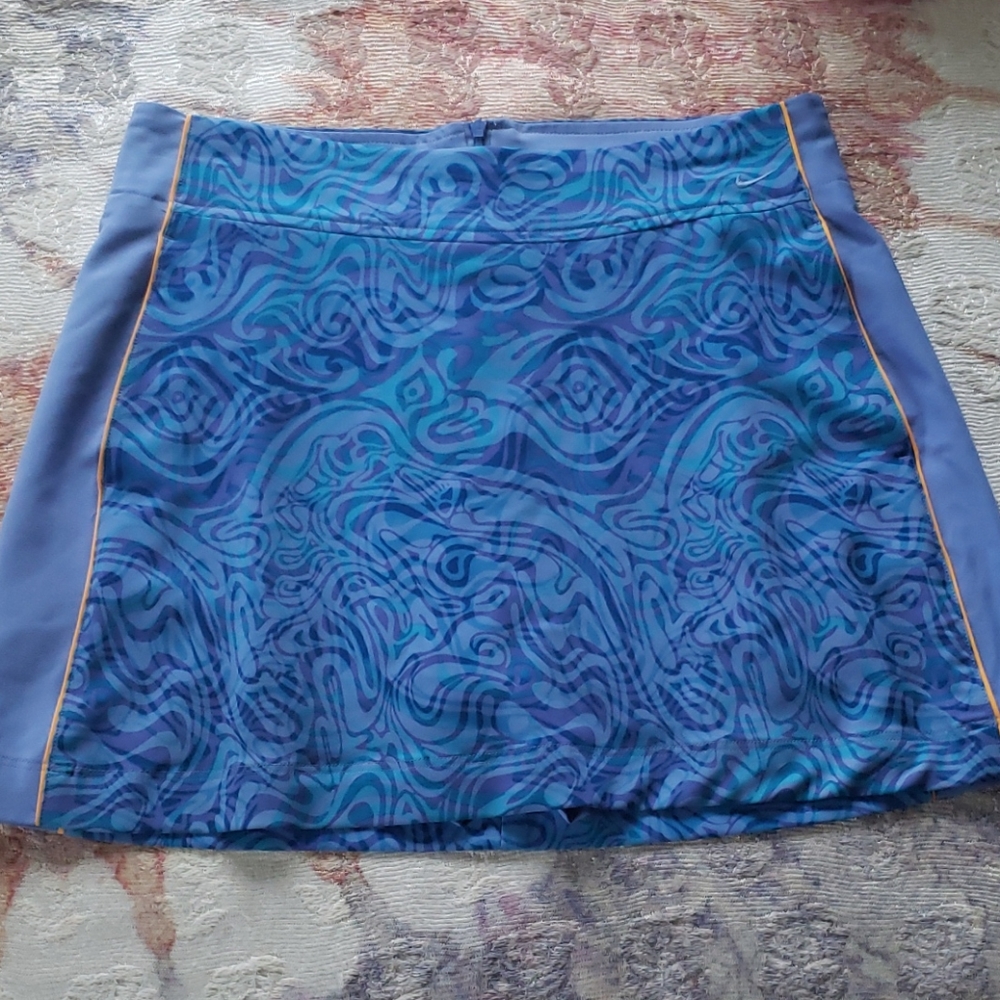 Nike woman golf blue skort short Small